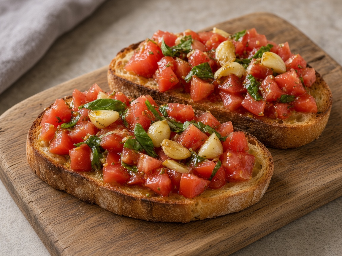 Bruschetta de tomate