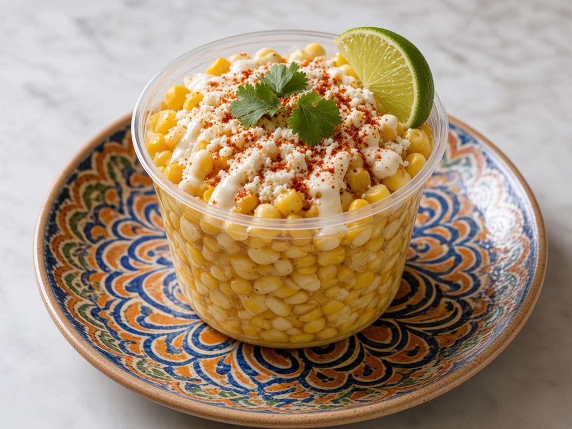 Elote en vaso
