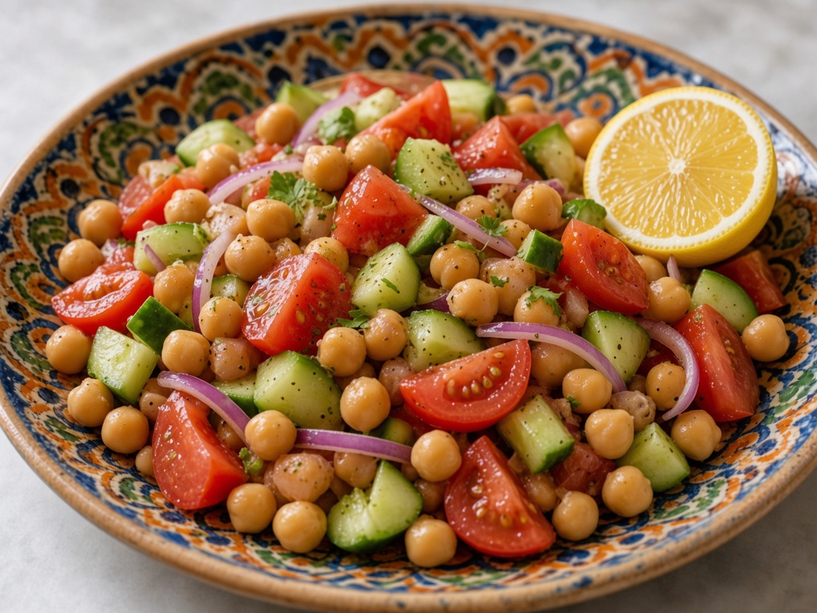 Ensalada de garbanzo