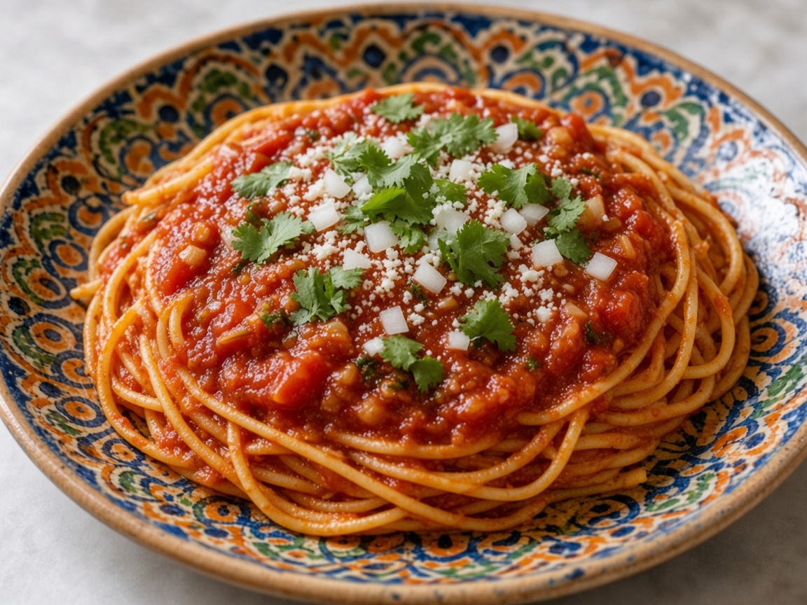 Espagueti rojo
