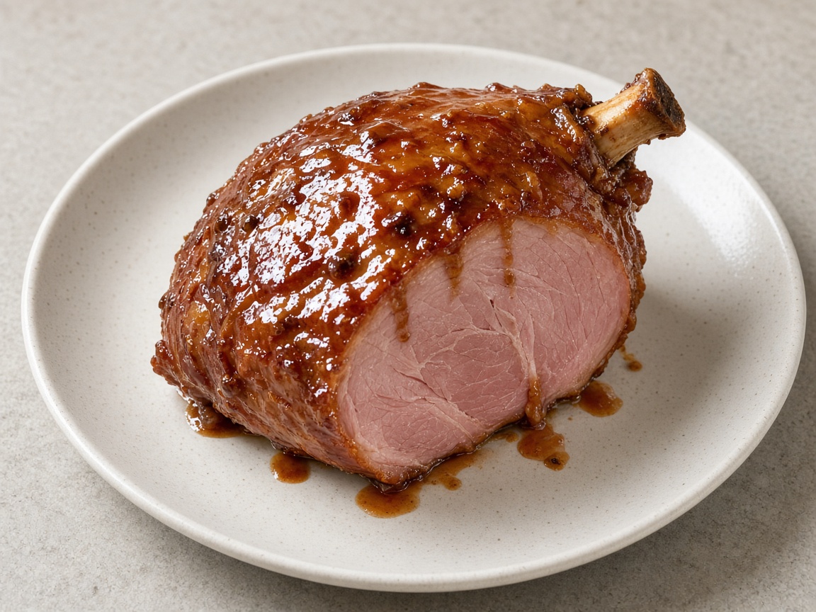 Jamón glaseado