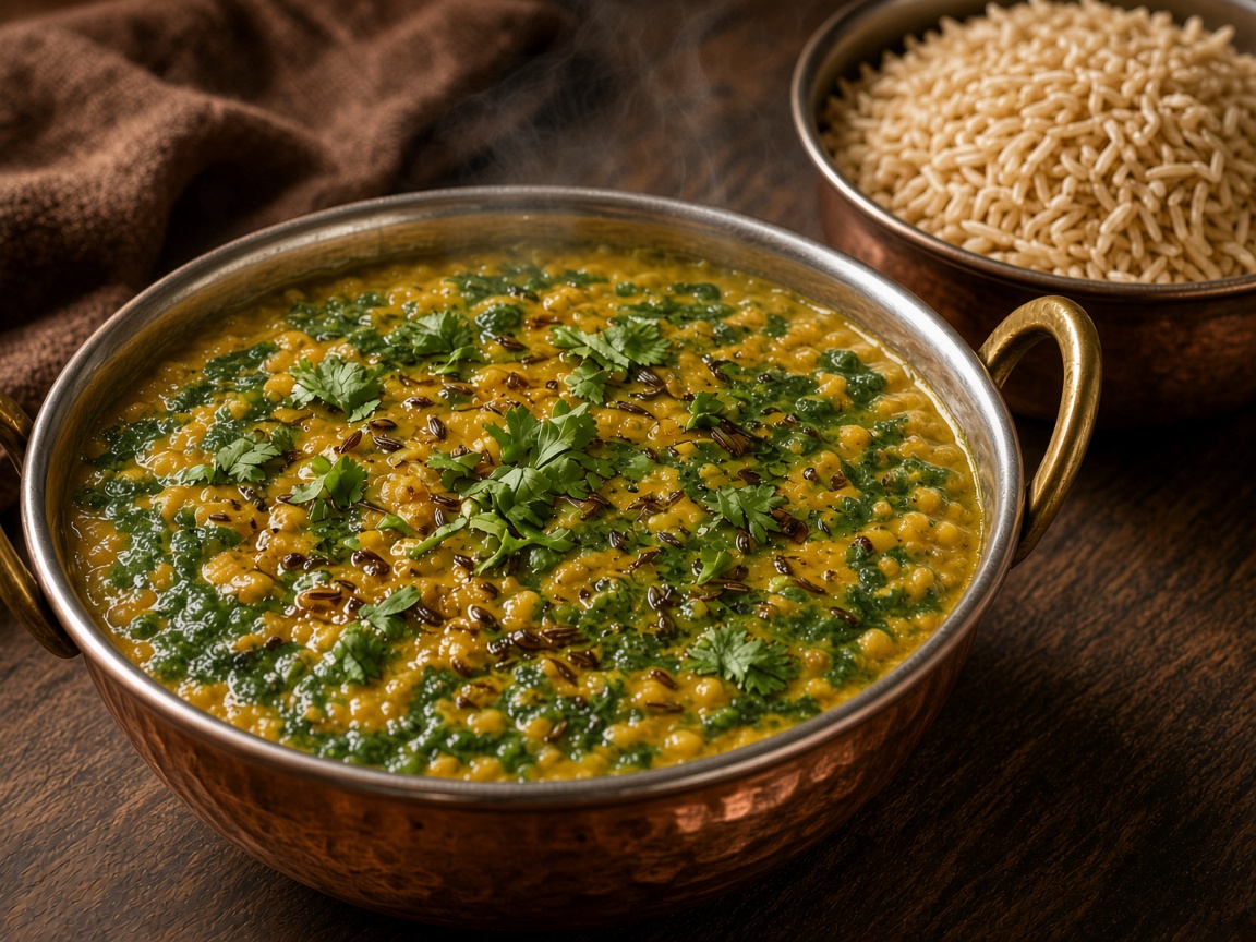 Khichdi de lenteja y arroz