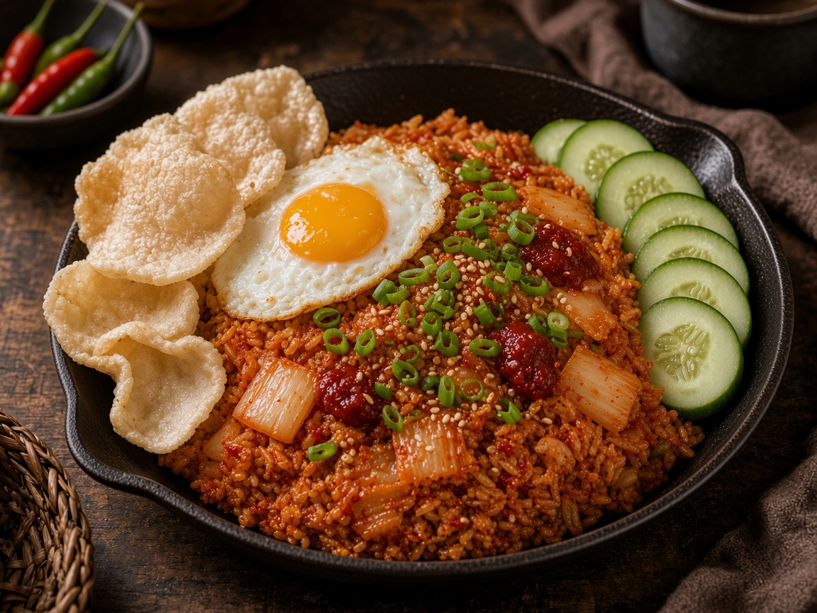 Arroz frito de kimchi