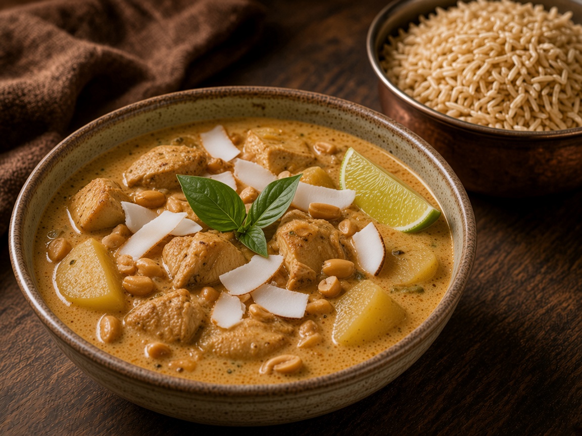 Massaman de pollo