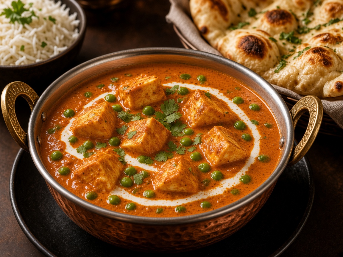 Matar paneer
