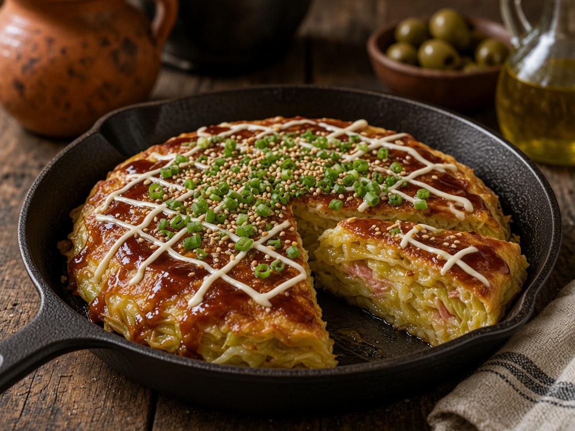 Okonomiyaki al horno