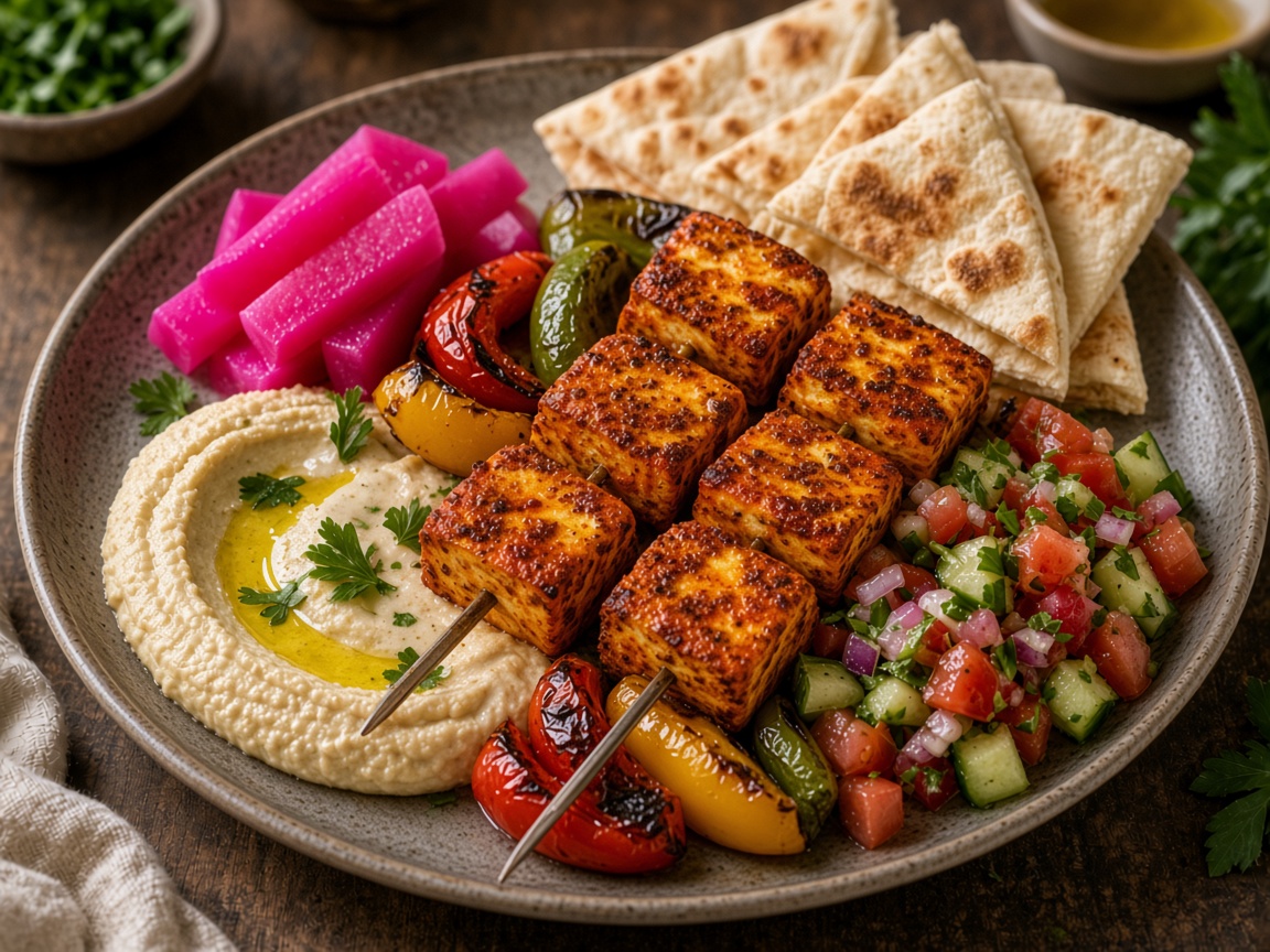 Paneer tikka al horno