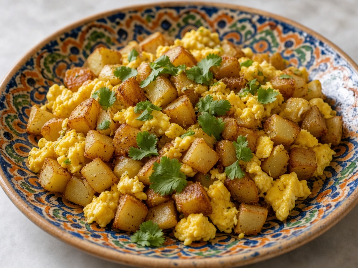 Papas con huevo