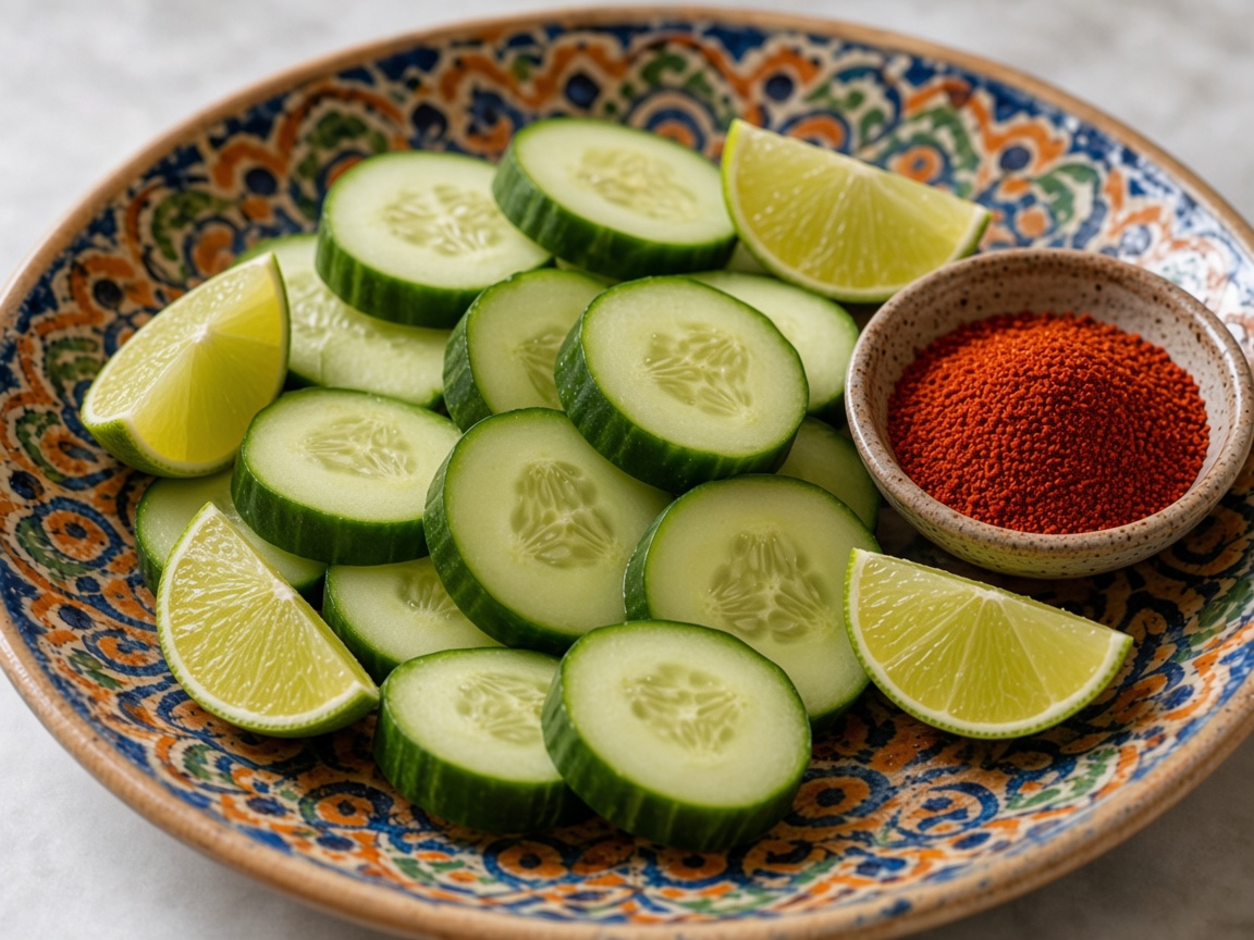 Pepinos con limón