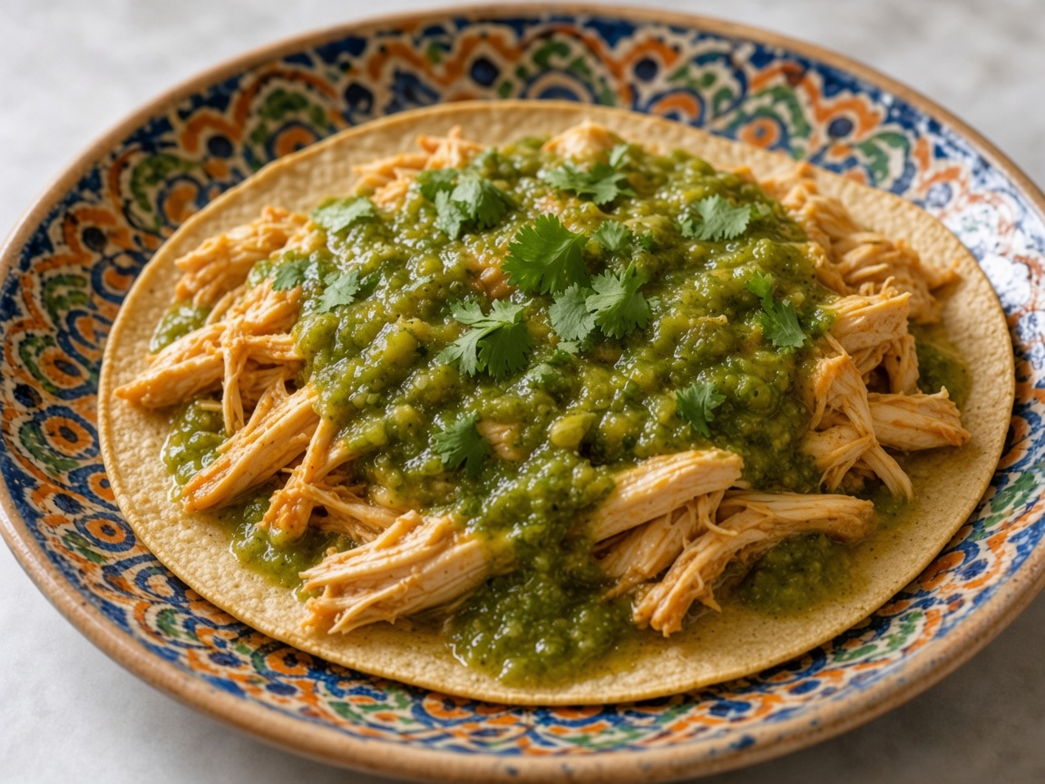 Pollo en salsa verde