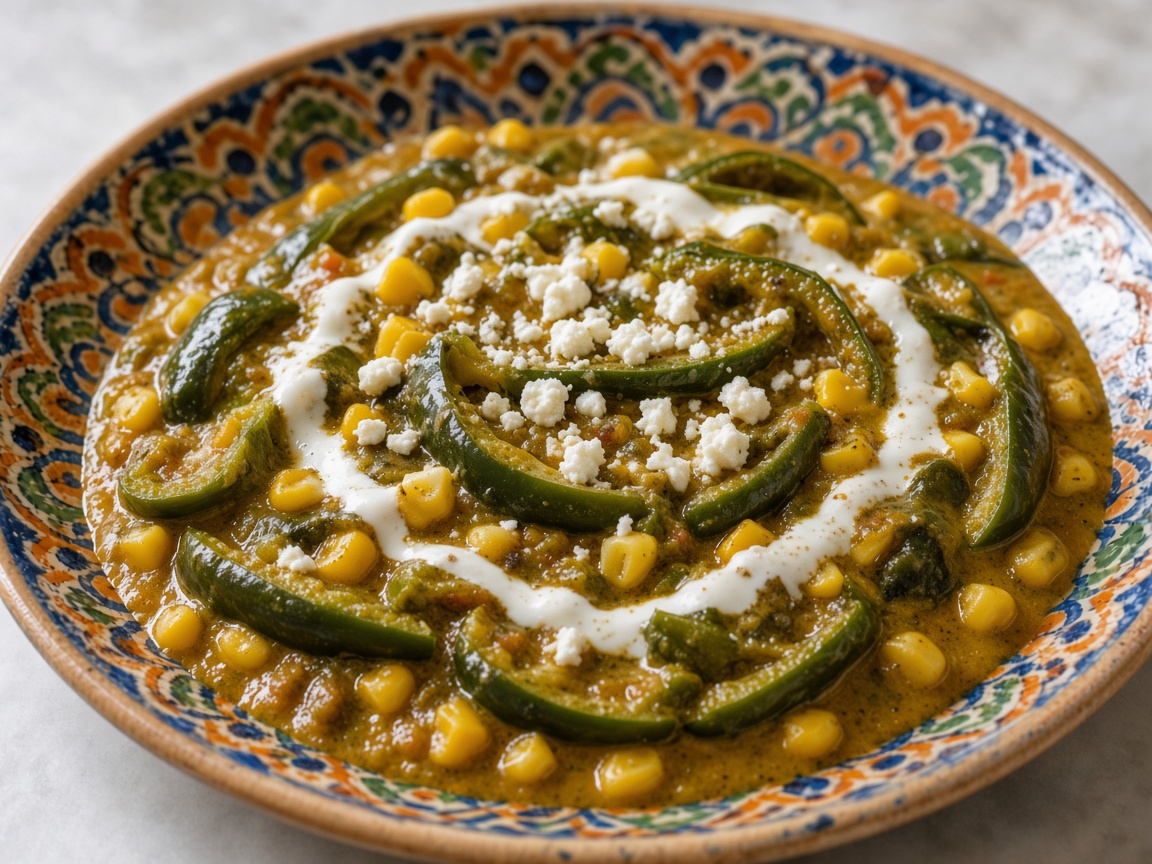 Rajas con crema