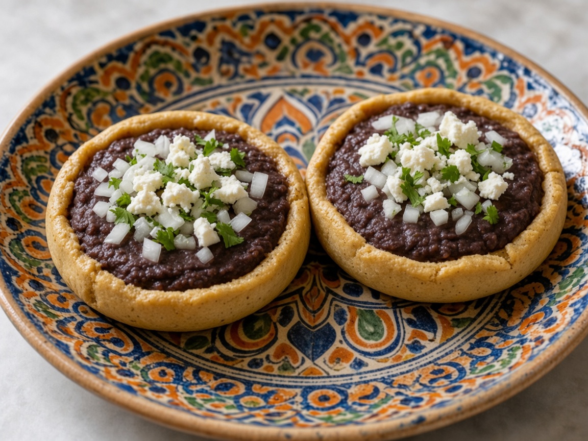 Sopes de frijol