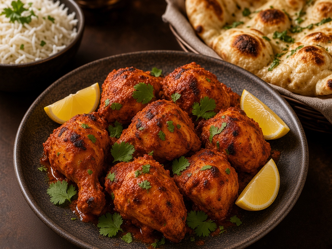 Pollo tandoori al horno
