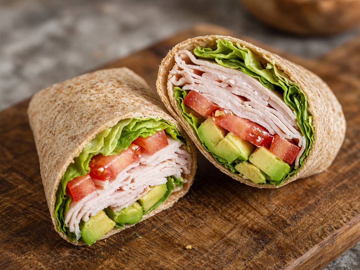 Wrap de pavo